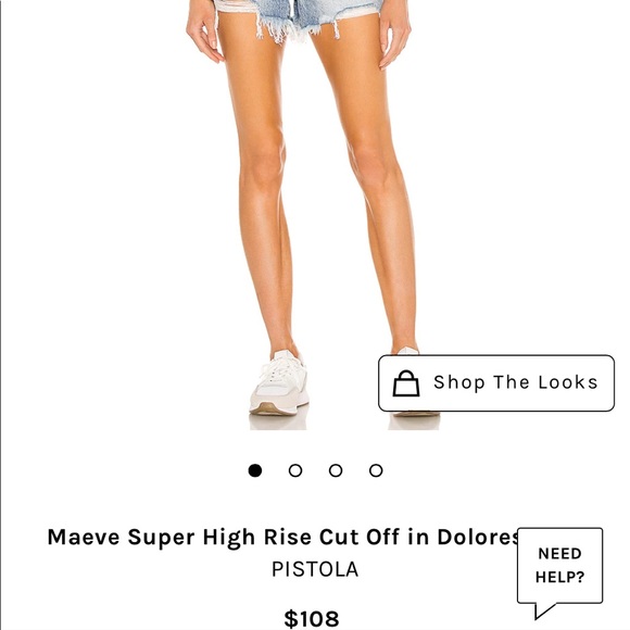 Cutoff high waisted shorts - Picture 4 of 5